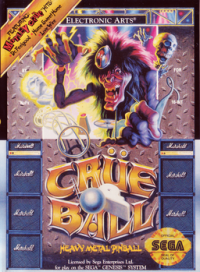 Crue Ball JP Sega Mega Drive JP box art